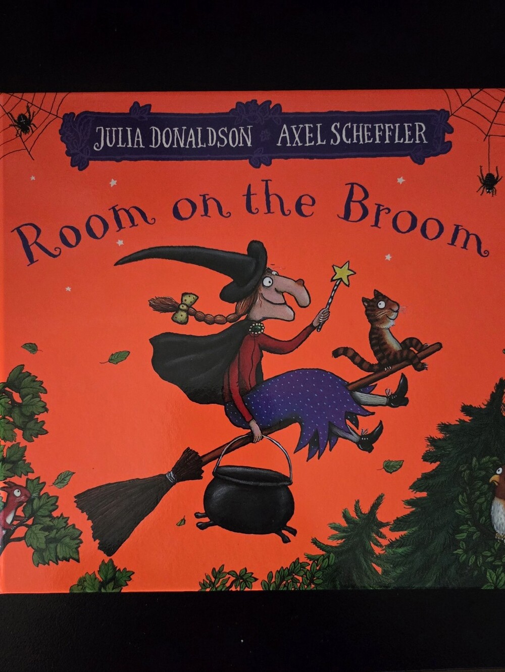 🎈2/$15 Julia Donaldson Room on the Broom Book